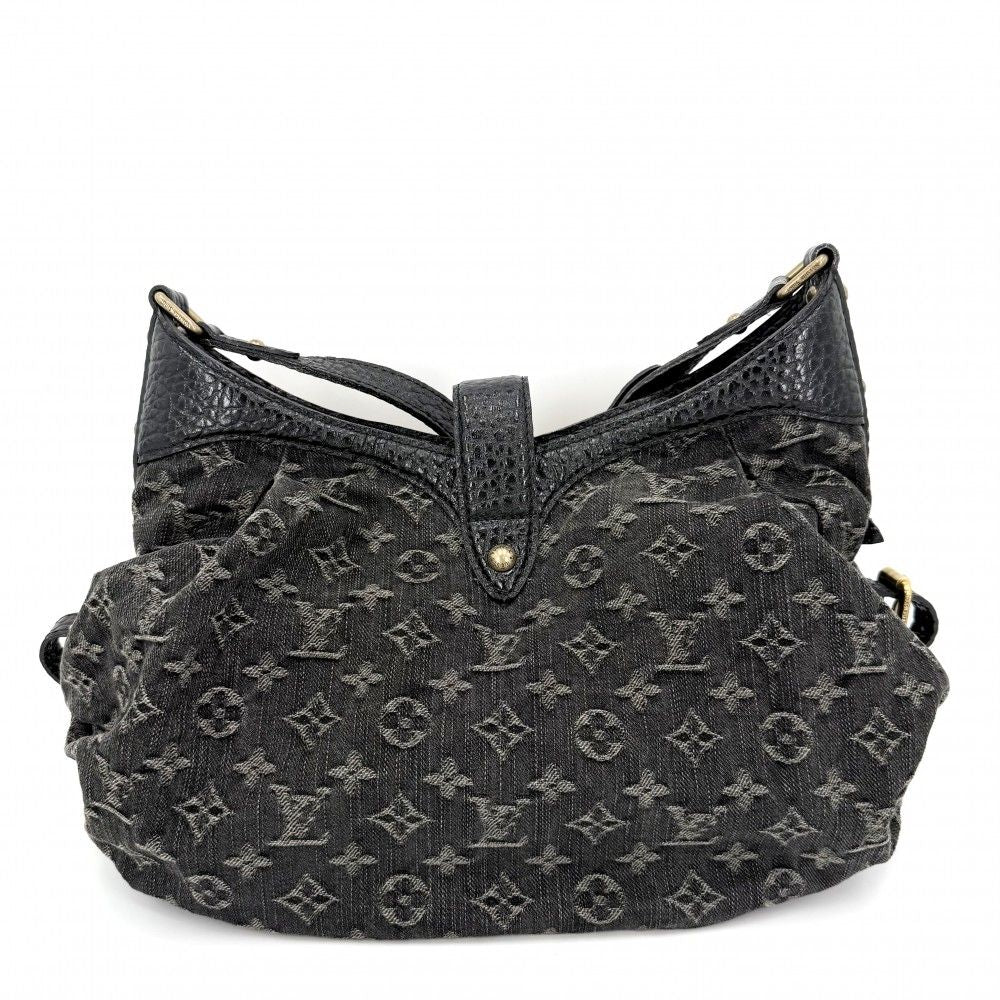 Louis Vuitton Shoulder Bag XS Bag Monogram Denim Black Gold — view 2
