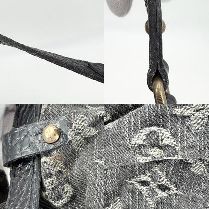 Louis Vuitton Shoulder Bag XS Bag Monogram Denim Black Gold — view 7