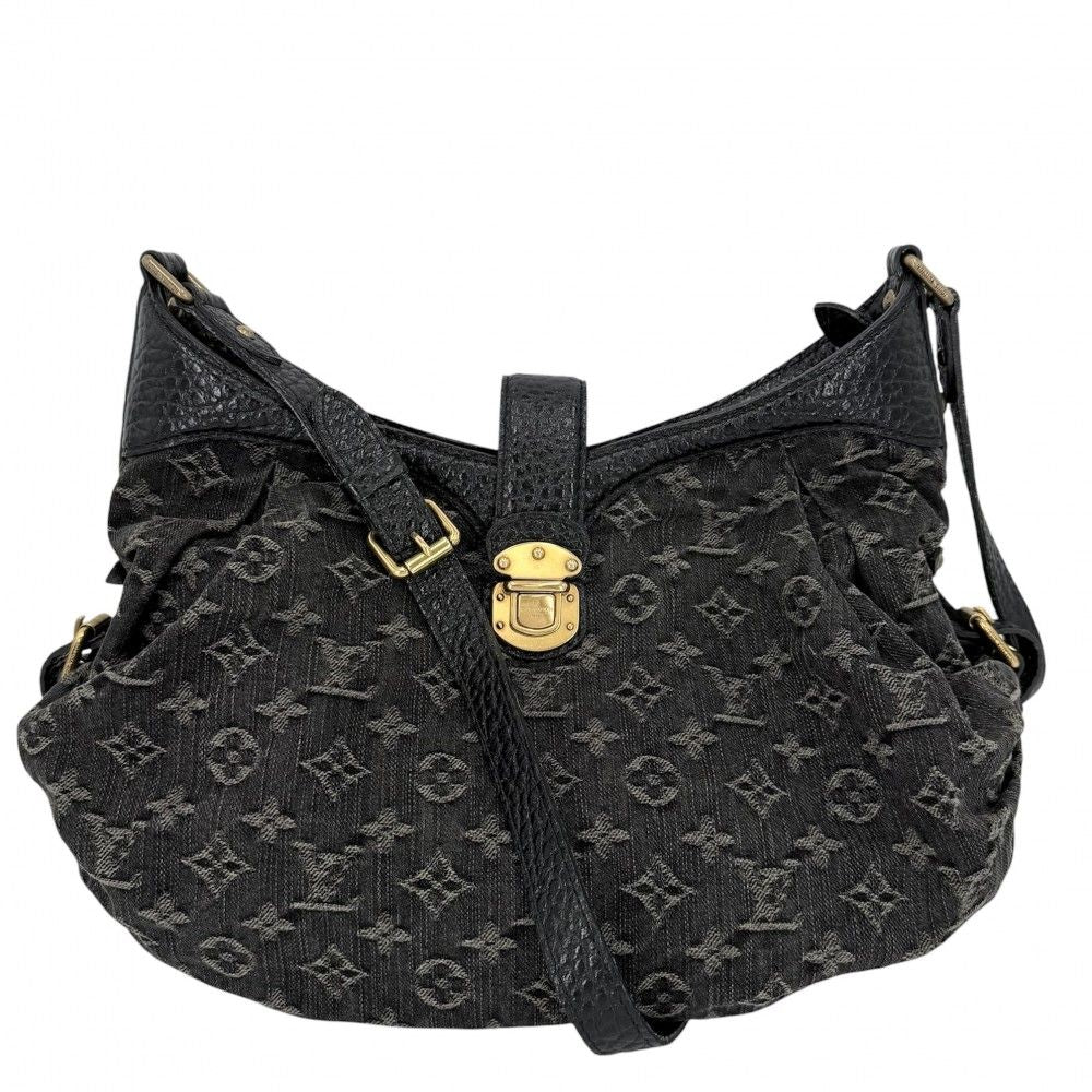 Louis Vuitton Shoulder Bag XS Bag Monogram Denim Black Gold