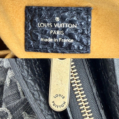 Louis Vuitton Shoulder Bag XS Bag Monogram Denim Black Gold — view 5