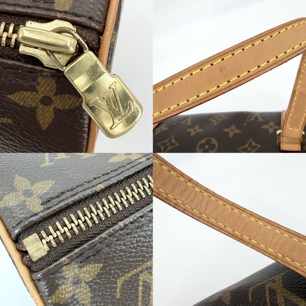 Louis Vuitton Papillon 30 Shoulder Bag GM Monogram Canvas Brown Gold — view 7