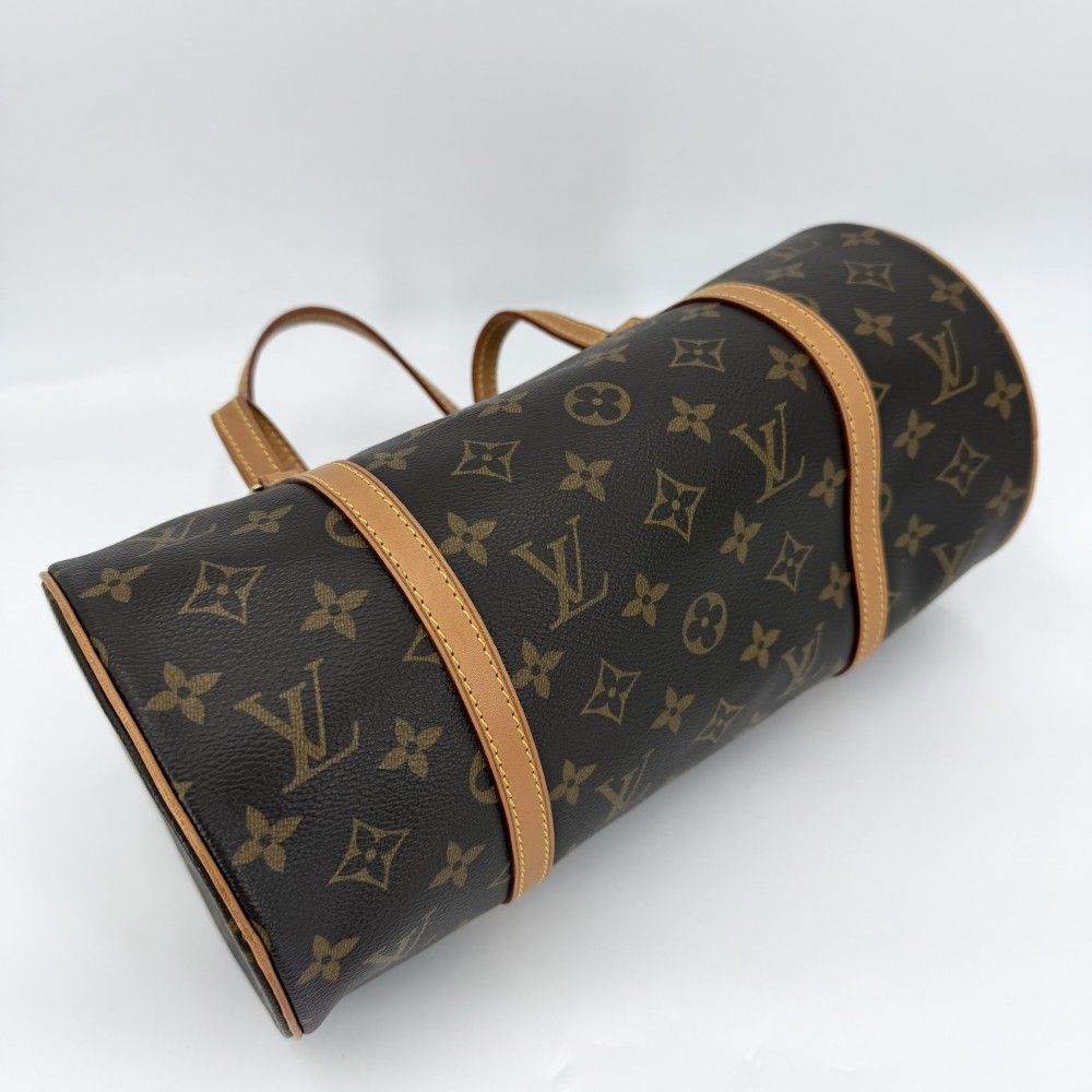 Louis Vuitton Papillon 30 Shoulder Bag GM Monogram Canvas Brown Gold — view 3