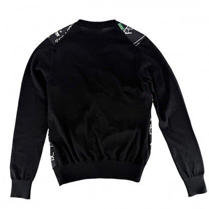 Dolce & Gabbana Cardigan Top & 38 Black Multicolor Cashmere Silk Spring Autumn — view 2