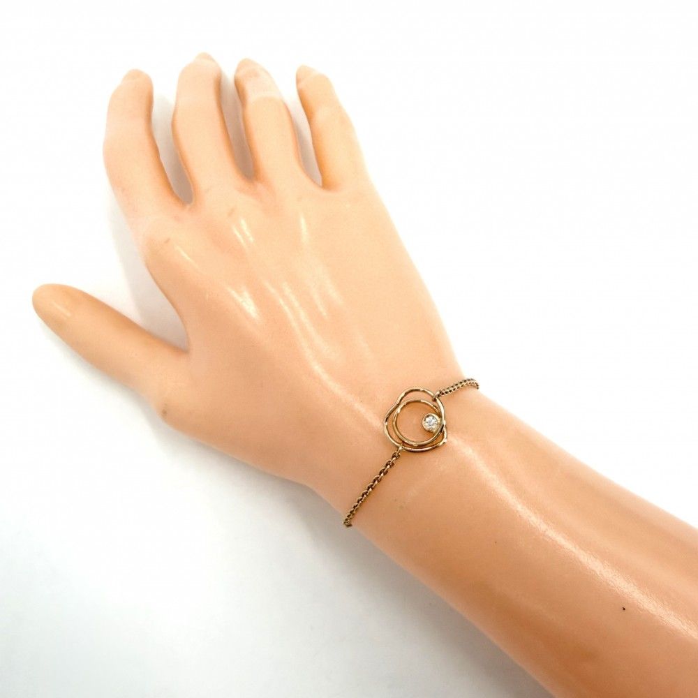 Hermes Bracelet Heart Vertiges Cool 18k PG Gold Diamond — view 3