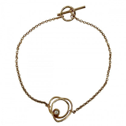 Hermes Bracelet Heart Vertiges Cool 18k PG Gold Diamond — view 2