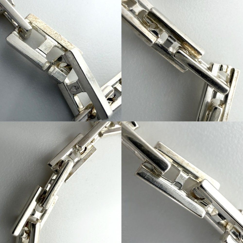 Hermes Bracelet Cles 19 Vintage MM 925 Sterling Silver — view 4
