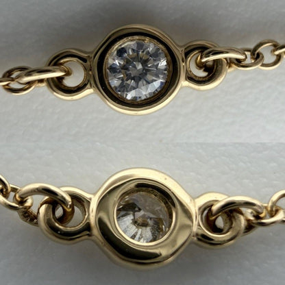 Tiffany & Co Bracelet by the Yard Diamond Elsa Peretti Single 18k YG Gold — view 4