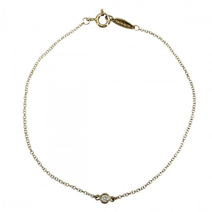 Tiffany & Co Bracelet by the Yard Diamond Elsa Peretti Single 18k YG Gold
