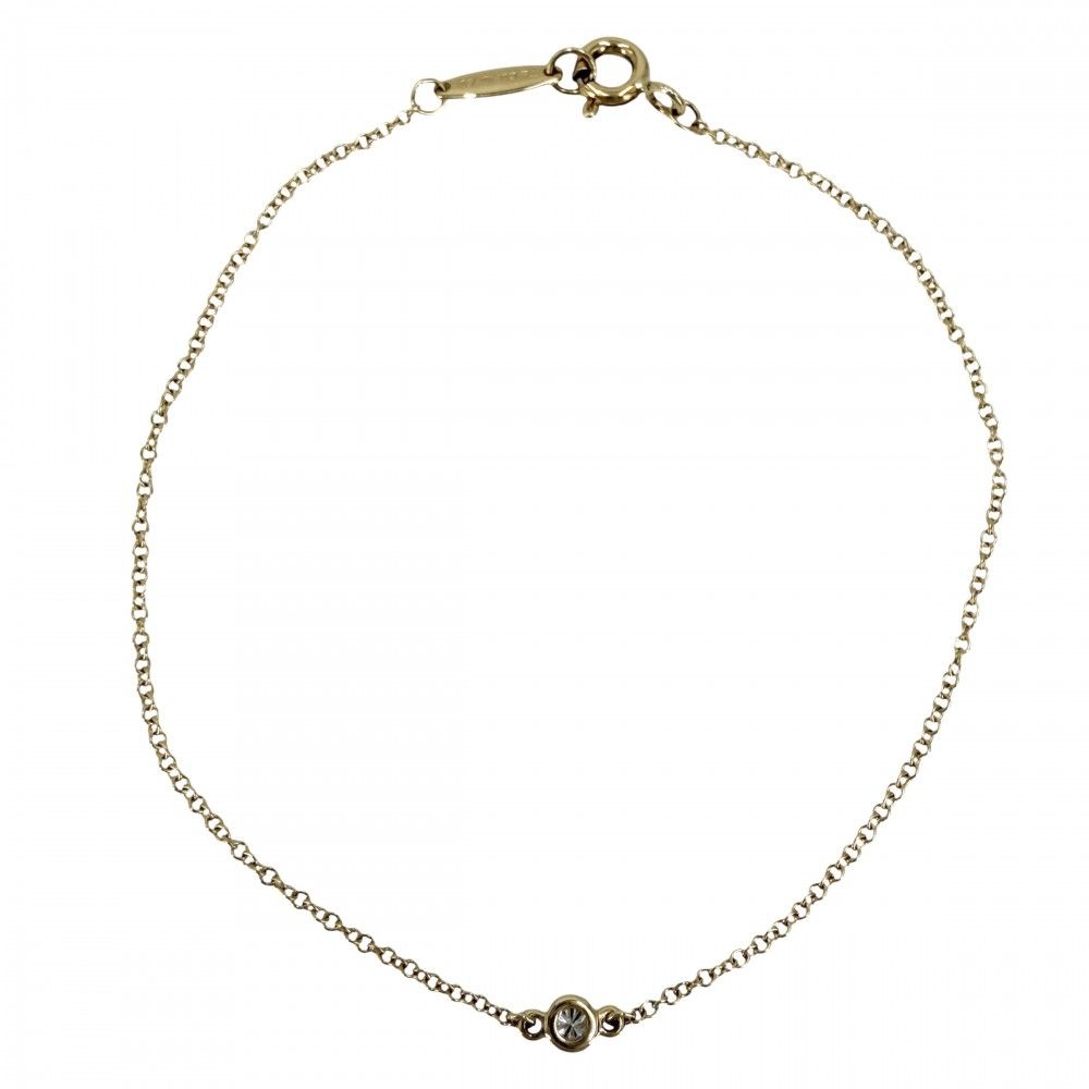 Tiffany & Co Bracelet by the Yard Diamond Elsa Peretti Single 18k YG Gold — view 2