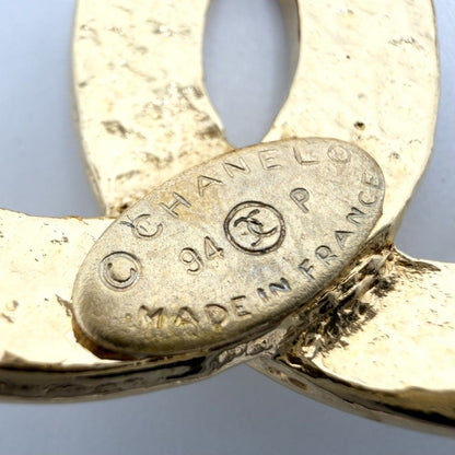 Chanel Necklace CC Logo Pendant Vintage Gold Plated — view 4