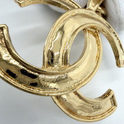 Chanel Necklace CC Logo Pendant Vintage Gold Plated — view 9