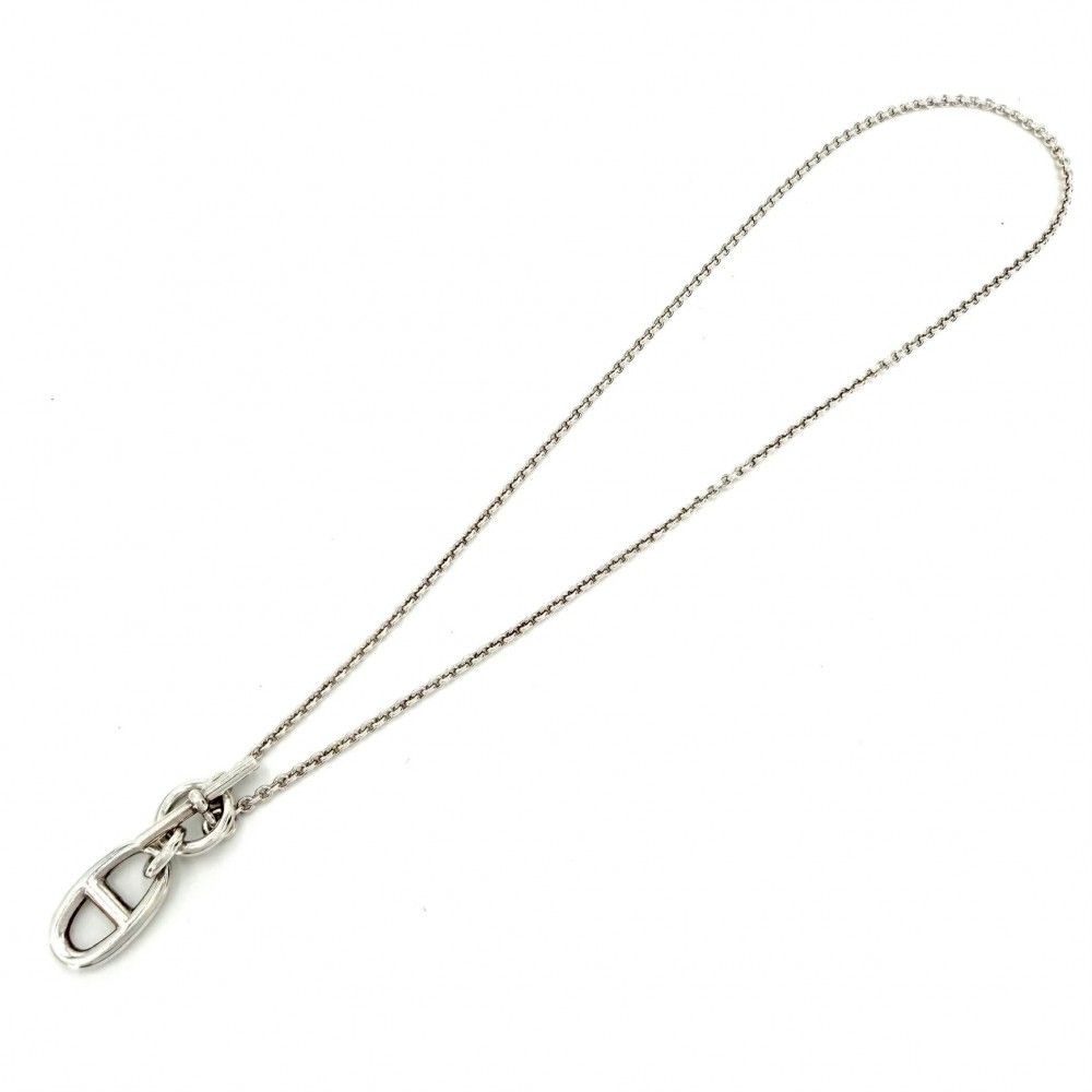 Hermes Necklace Chaine D'ancre Amulet Pendant 925 Sterling Silver — view 5
