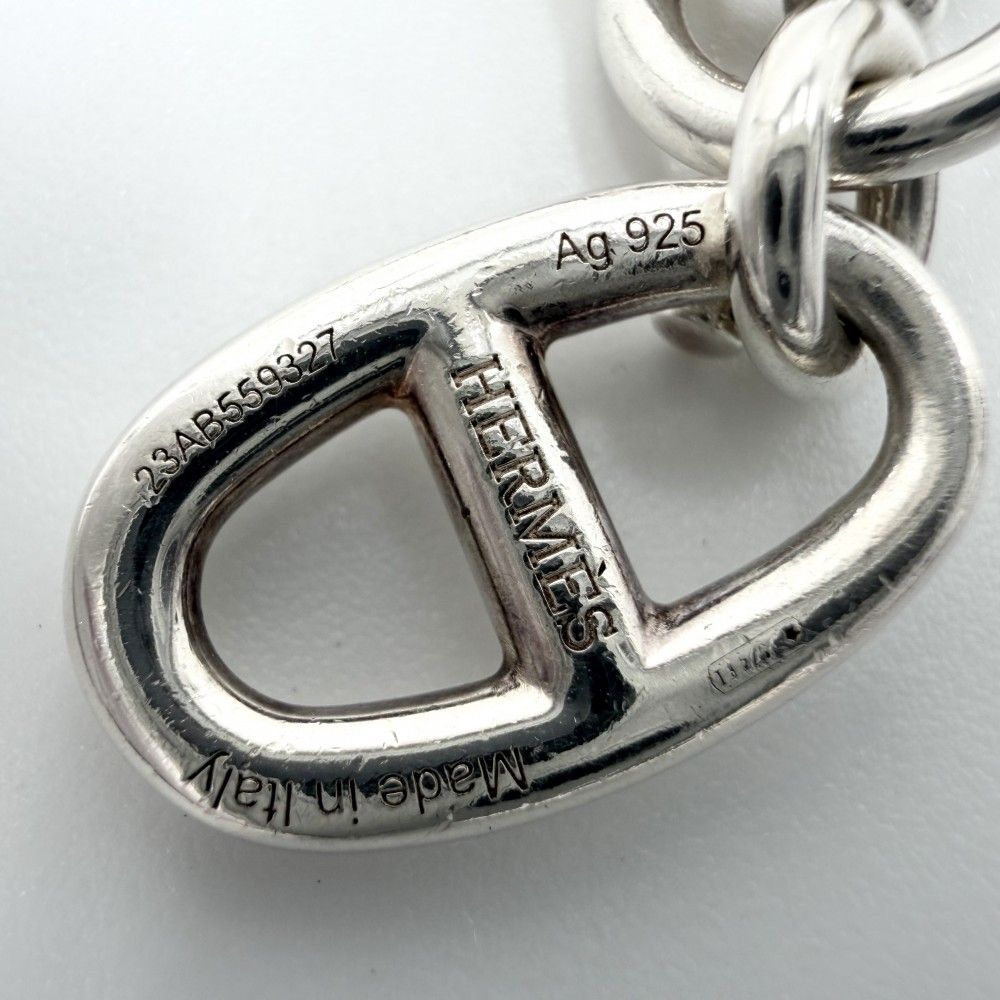 Hermes Necklace Chaine D'ancre Amulet Pendant 925 Sterling Silver — view 4