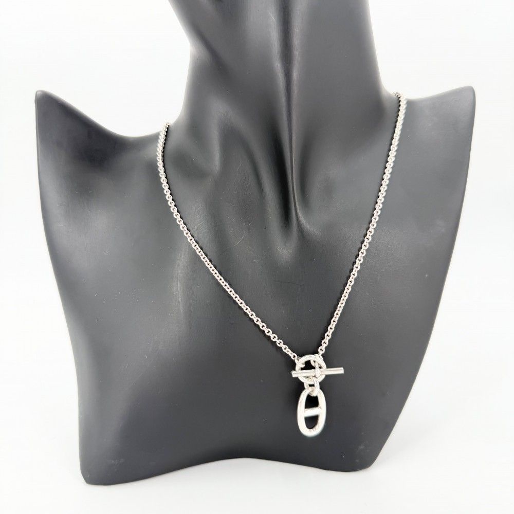 Hermes Necklace Chaine D'ancre Amulet Pendant 925 Sterling Silver — view 3