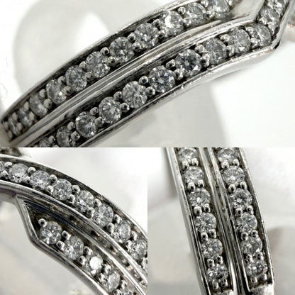 Harry Winston Ring Tryst Two Row Band Diamond — view 2
