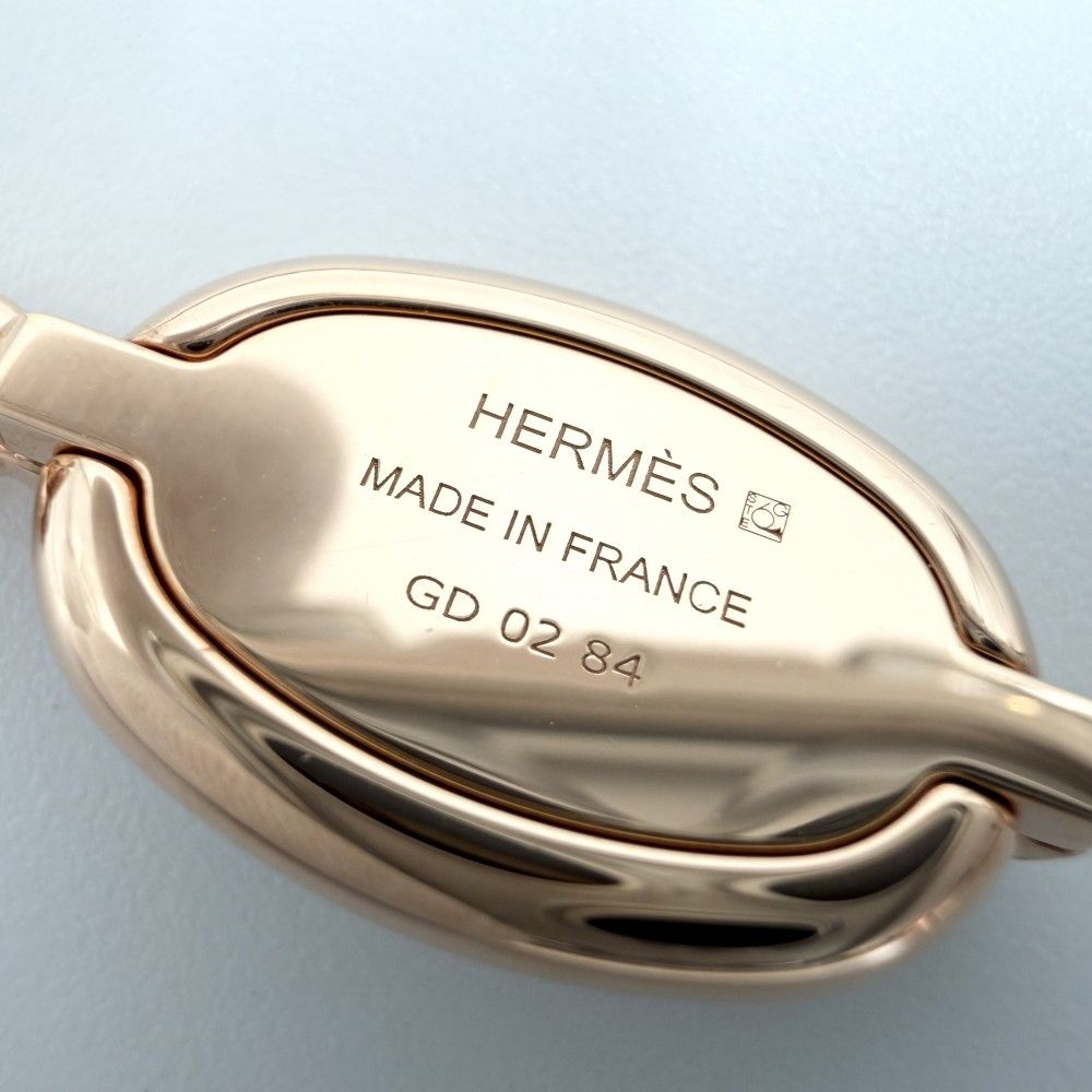Hermes Necklace Mini Star Maillon PM Chaine D'ancre Pendant Gold White — view 4