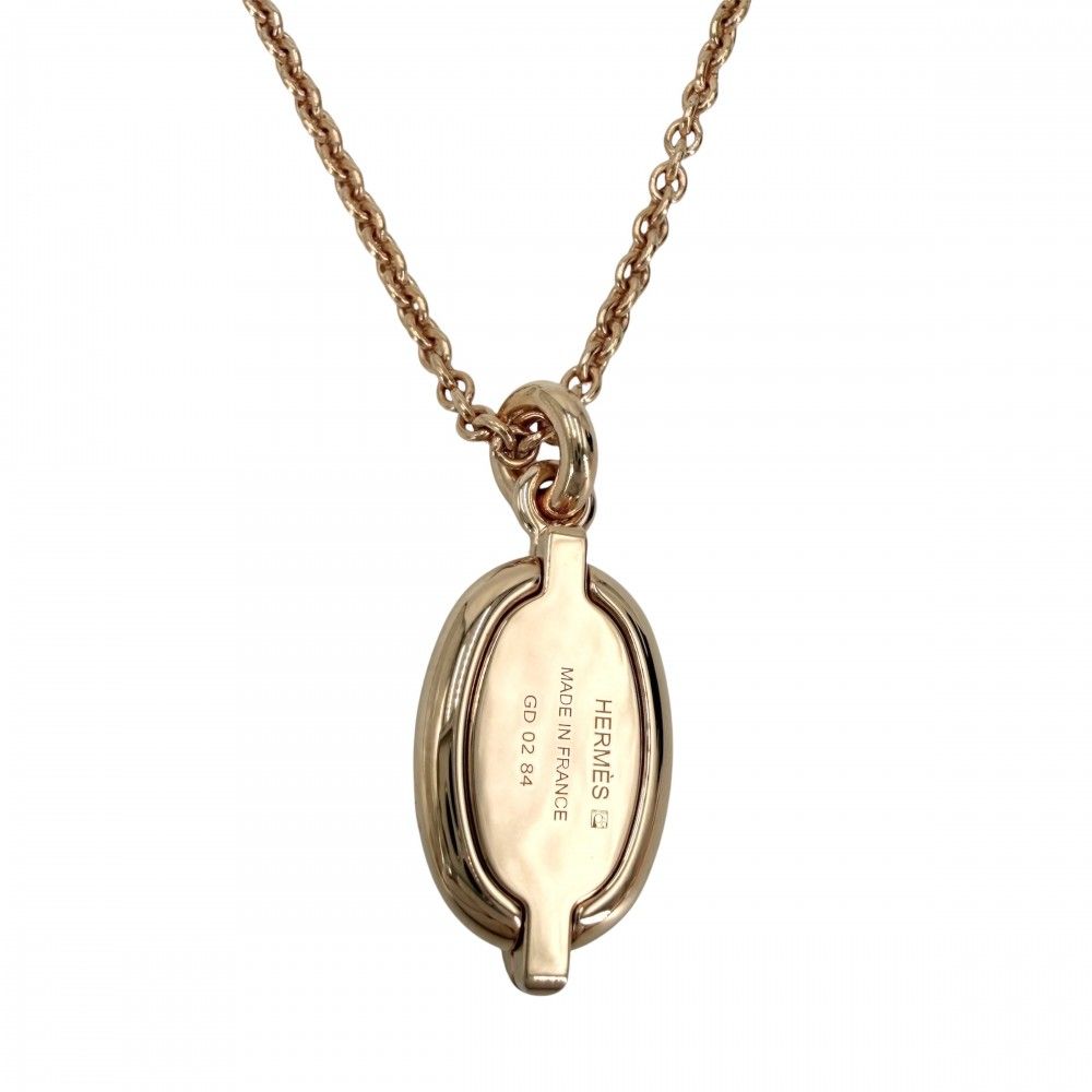 Hermes Necklace Mini Star Maillon PM Chaine D'ancre Pendant Gold White — view 2