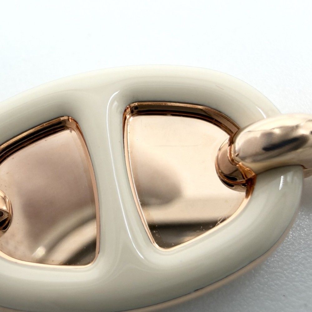Hermes Necklace Mini Star Maillon PM Chaine D'ancre Pendant Gold White — view 7