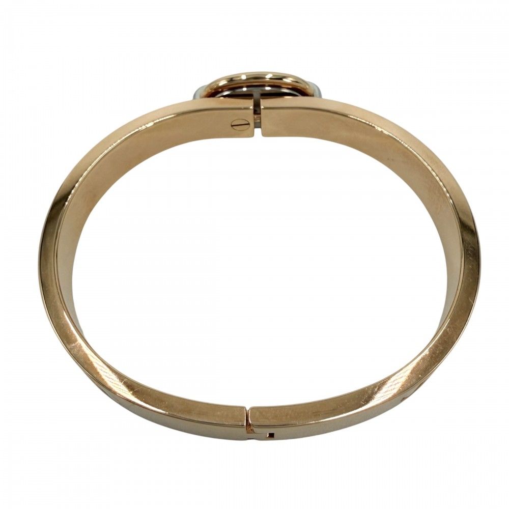 Hermes Bangle Mini Click Chaine D'ancre Bracelet Ivory Golden Rose — view 2