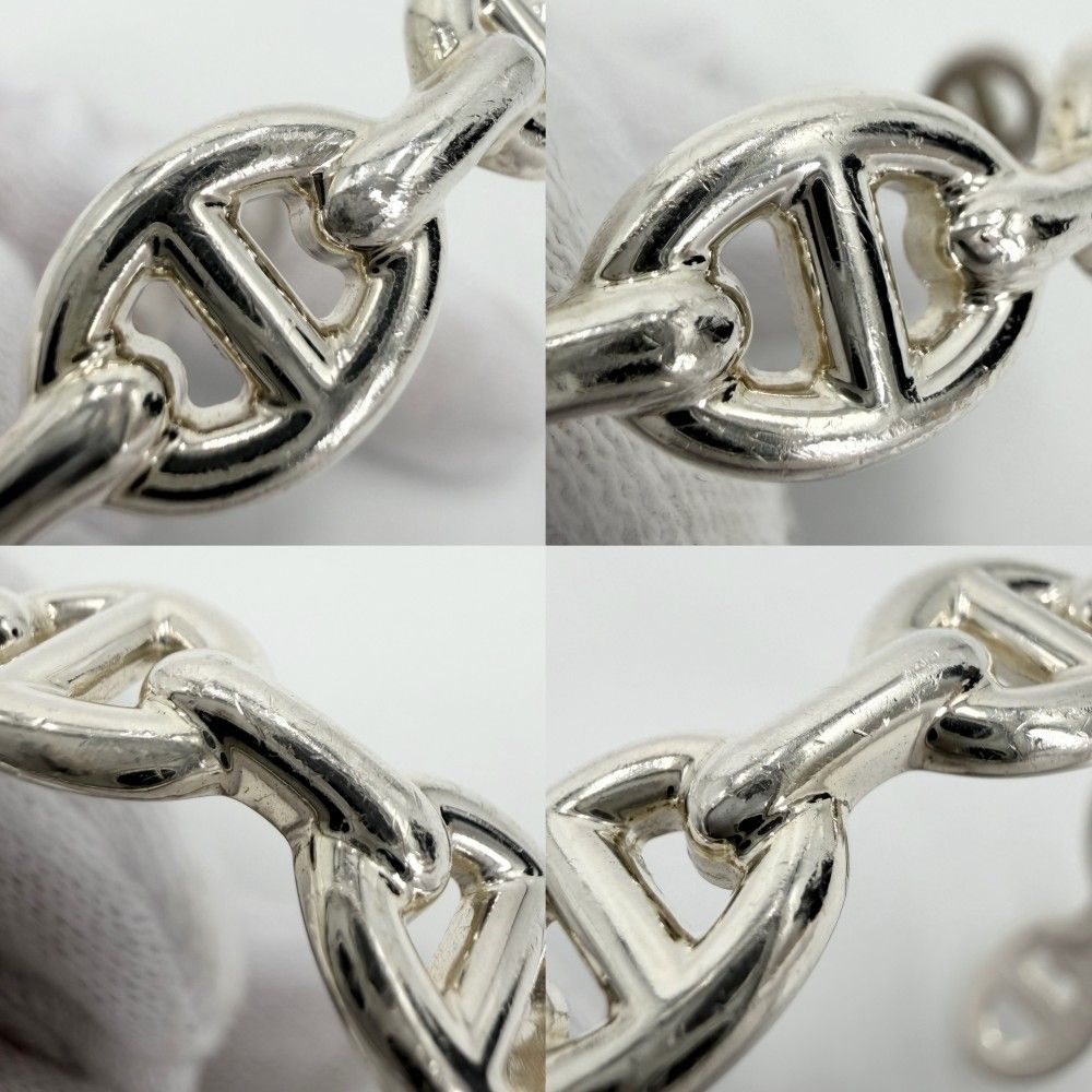 Hermes Bracelet Chaine D'ancre Small Items Bangle 925 Sterling Silver — view 4
