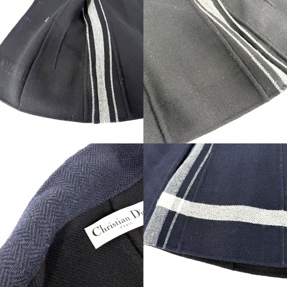Dior Dio Jacket Logo Double Breasted Outer jacket 40 Navy Nylon Winter — view 5