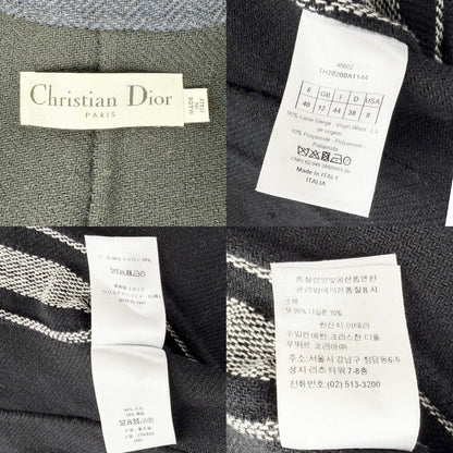 Dior Dio Jacket Logo Double Breasted Outer jacket 40 Navy Nylon Winter — view 4