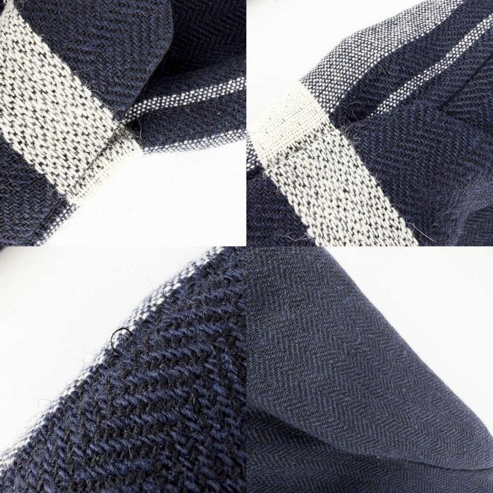Dior Dio Jacket Logo Double Breasted Outer jacket 40 Navy Nylon Winter — view 6