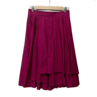 Hermes Wrapped Skirt 34 S Purple Knee Length