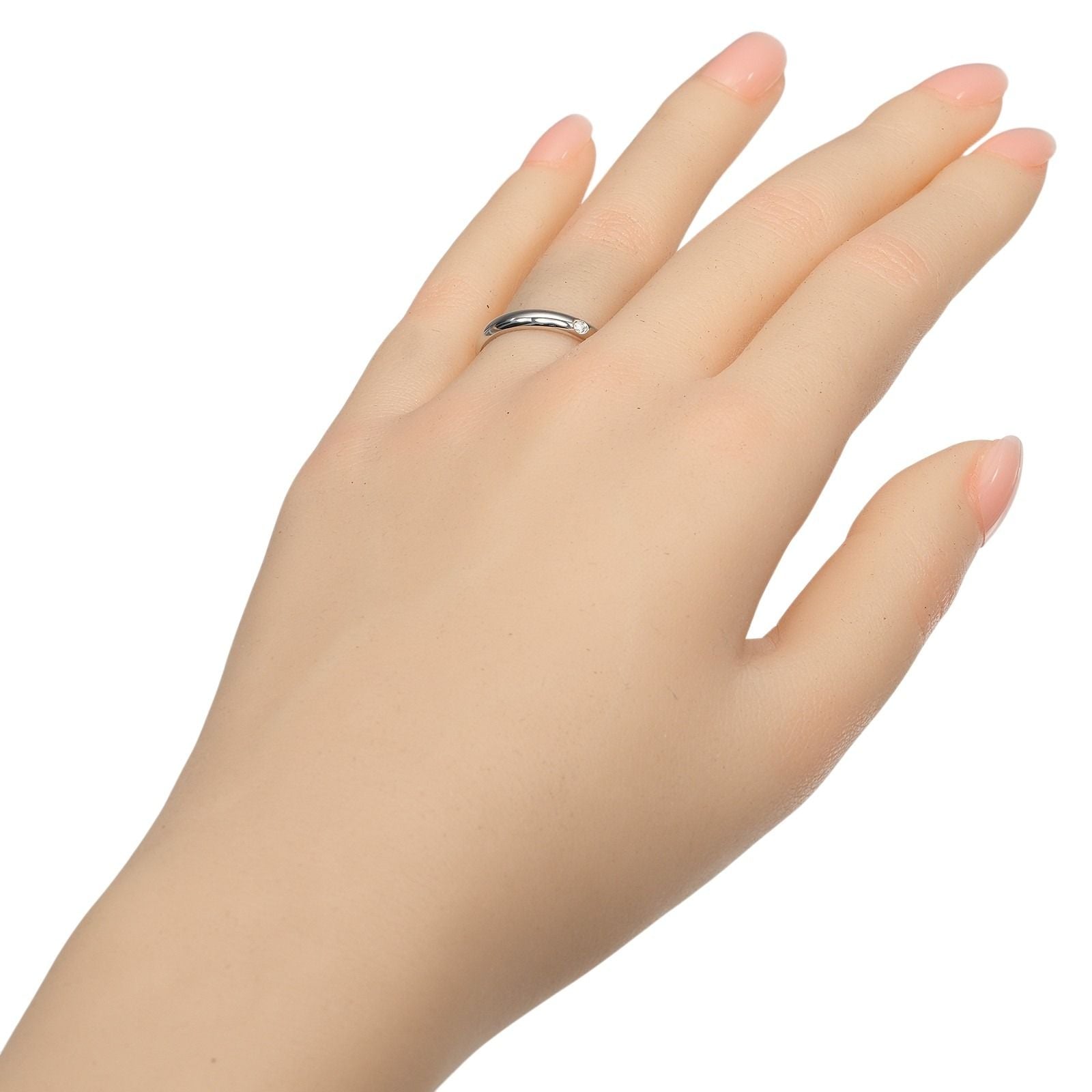 Cartier C de Cartier Platinum Diamond Ring — view 2