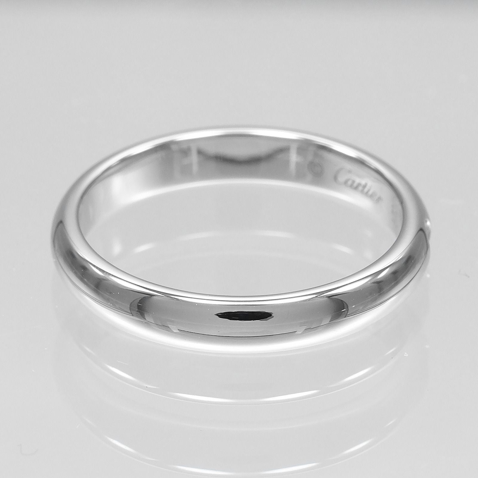 Cartier C de Cartier Platinum Diamond Ring — view 7