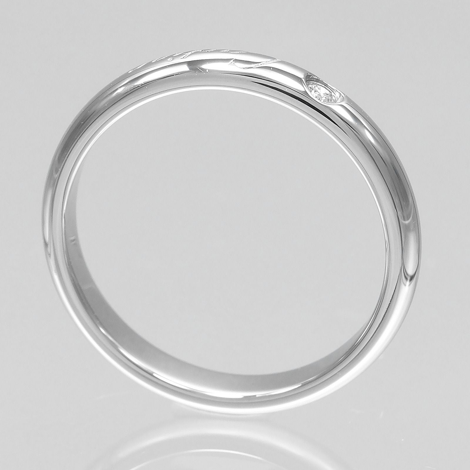 Cartier C de Cartier Platinum Diamond Ring — view 3