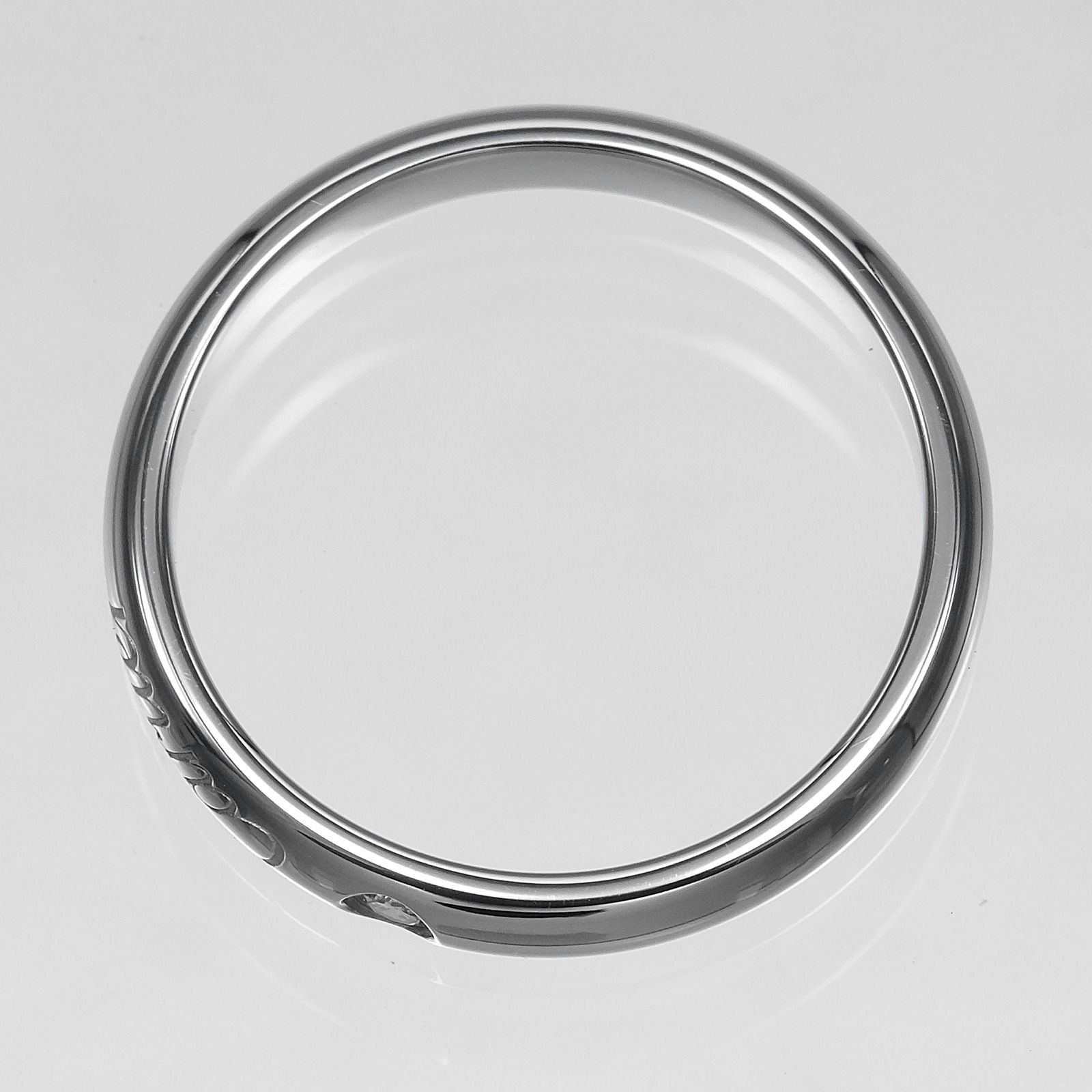Cartier C de Cartier Platinum Diamond Ring — view 9
