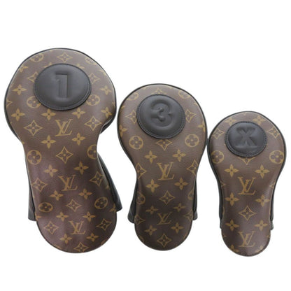 Louis Vuitton Golf Head Cover Monogram IC Canvas Shearling Brown Messenger