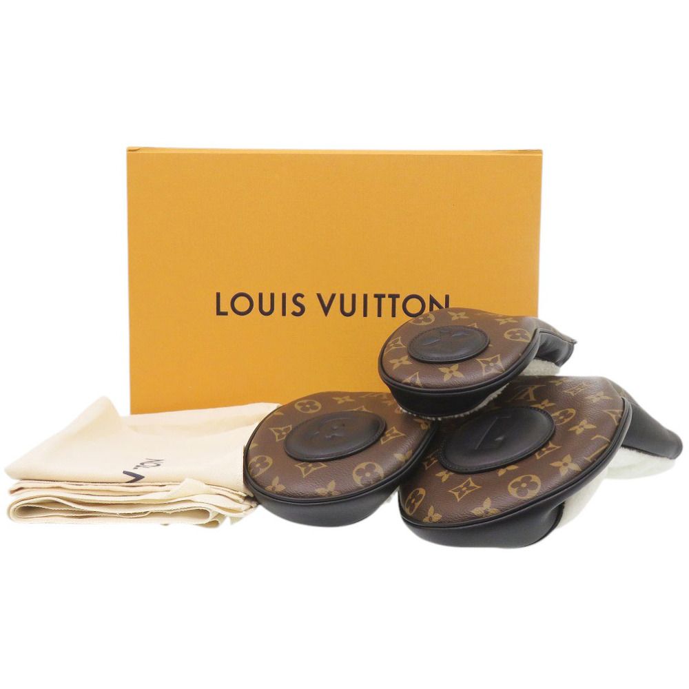 Louis Vuitton Golf Head Cover Monogram IC Canvas Shearling Brown Messenger — view 2