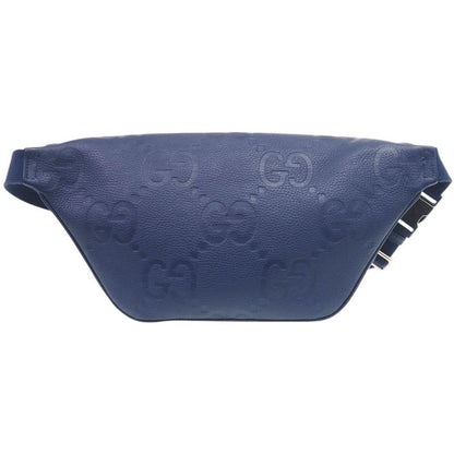 Gucci GG Leather Blue Belt Bag — view 2