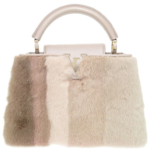 Louis Vuitton Capucines BB Mink Chien Pink Handbag