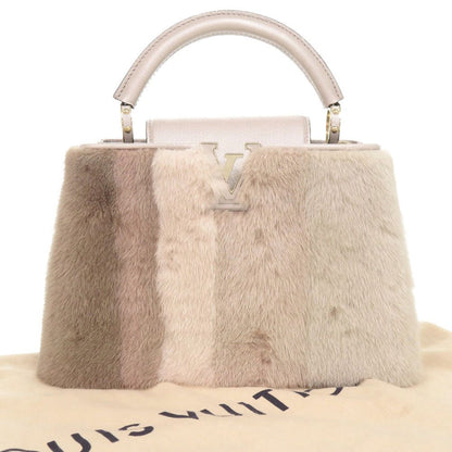 Louis Vuitton Capucines BB Mink Chien Pink Handbag — view 2