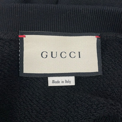 Gucci Sweatshirt M Black Ivory Multi Long Sleeve Embroidery Sherry — view 3