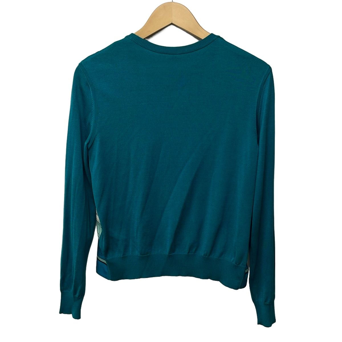 Hermes Cardigan 36 S Blue Green White Multi Long Sleeve Constellation — view 2