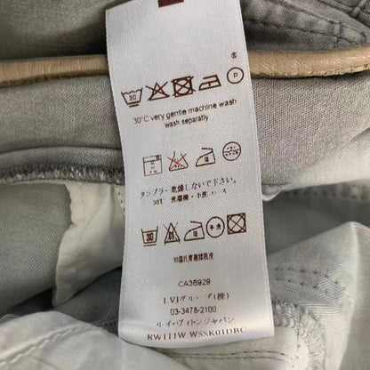 Louis Vuitton Denim Mini Skirt Monogram Gray 34 — view 7