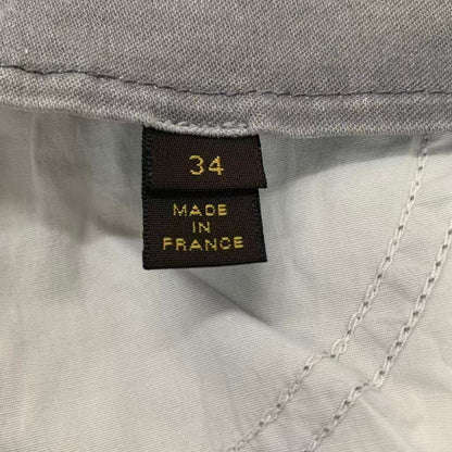 Louis Vuitton Denim Mini Skirt Monogram Gray 34 — view 5