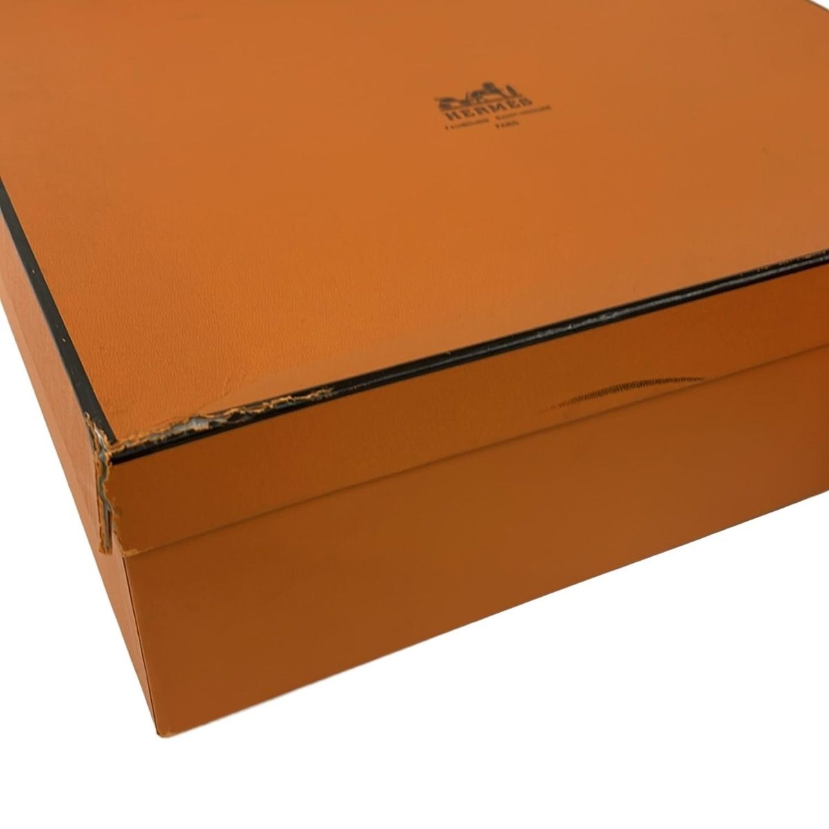Hermes Short Boots 38 Black Silver Leather — view 9