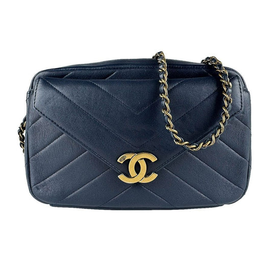 Chanel Shoulder Bag Navy
