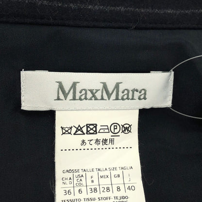 Max Mara Maxmara Striped Shirt Dress Navy 40 — view 3
