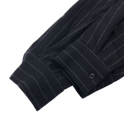 Max Mara Maxmara Striped Shirt Dress Navy 40 — view 4