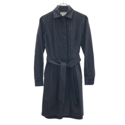 Max Mara Maxmara Striped Shirt Dress Navy 40