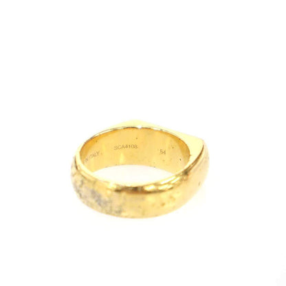 Celine Square Ring Gold — view 6