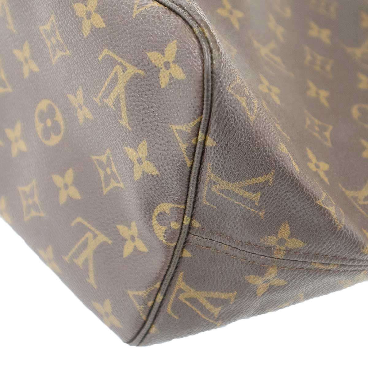 Louis Vuitton Neverfull MM Monogram Tote Brown — view 8