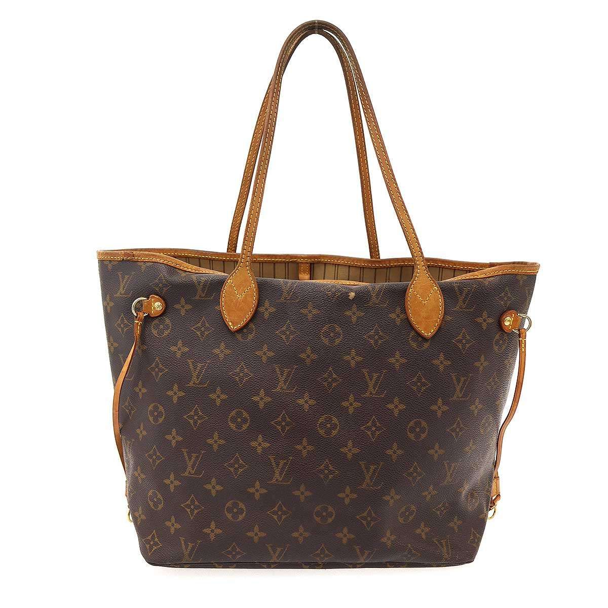 Louis Vuitton Neverfull MM Monogram Tote Brown — view 2
