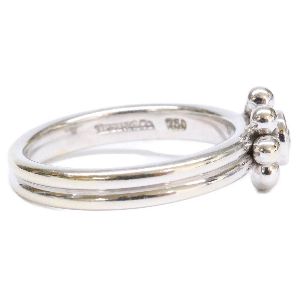 Tiffany & Co Ball Flower Diamond No 10 Ring — view 4